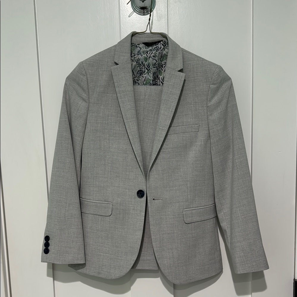 Next Boys Light Gray Suit (pants and jacket) (worn once)